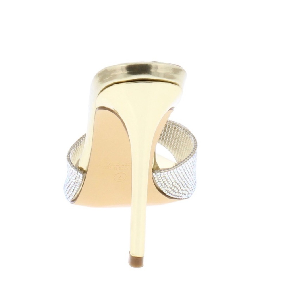 💎Clarissa Gold Rhinestone Heels💎 - Picture 2 of 5
